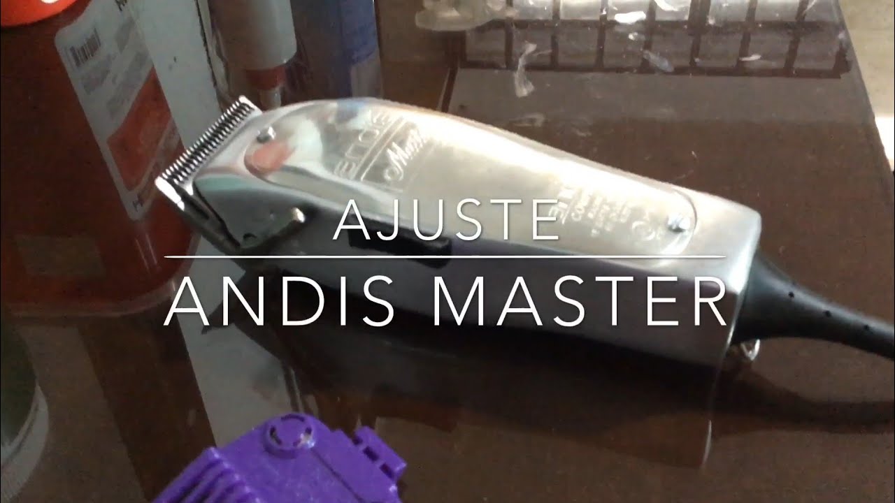 Como ajustar ANDIS MASTER mantenimiento preventivo.