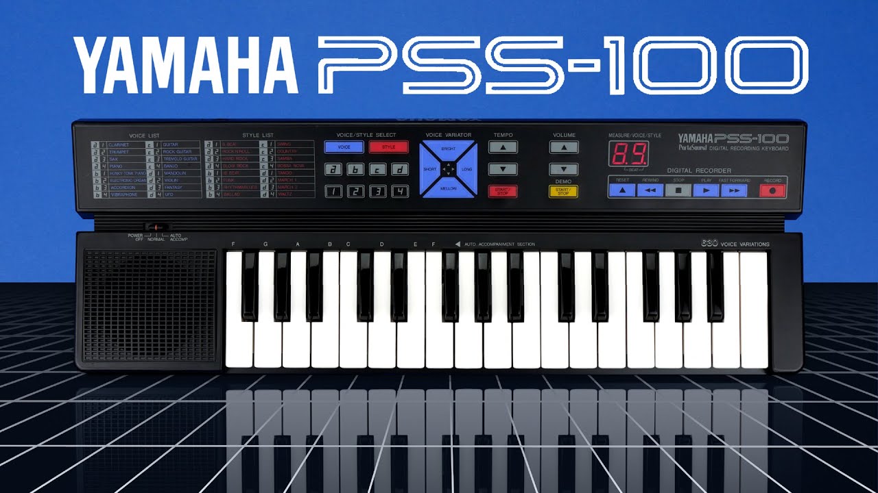 Обзор Yamaha PSS-100 и модификация выходного сигнала