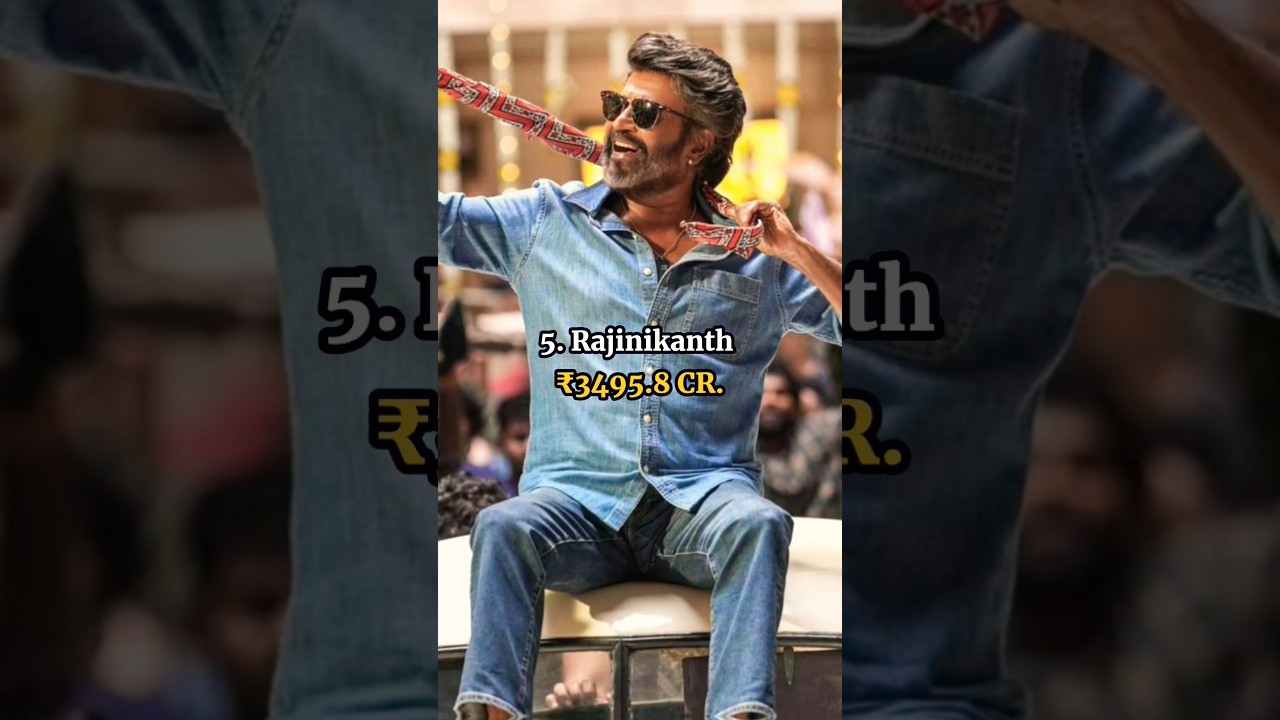 Top 10 Indian Actor's Last 10 Movies Worldwide Collection List 🤑🔥#viralvideo #rajinikanth #jrntr