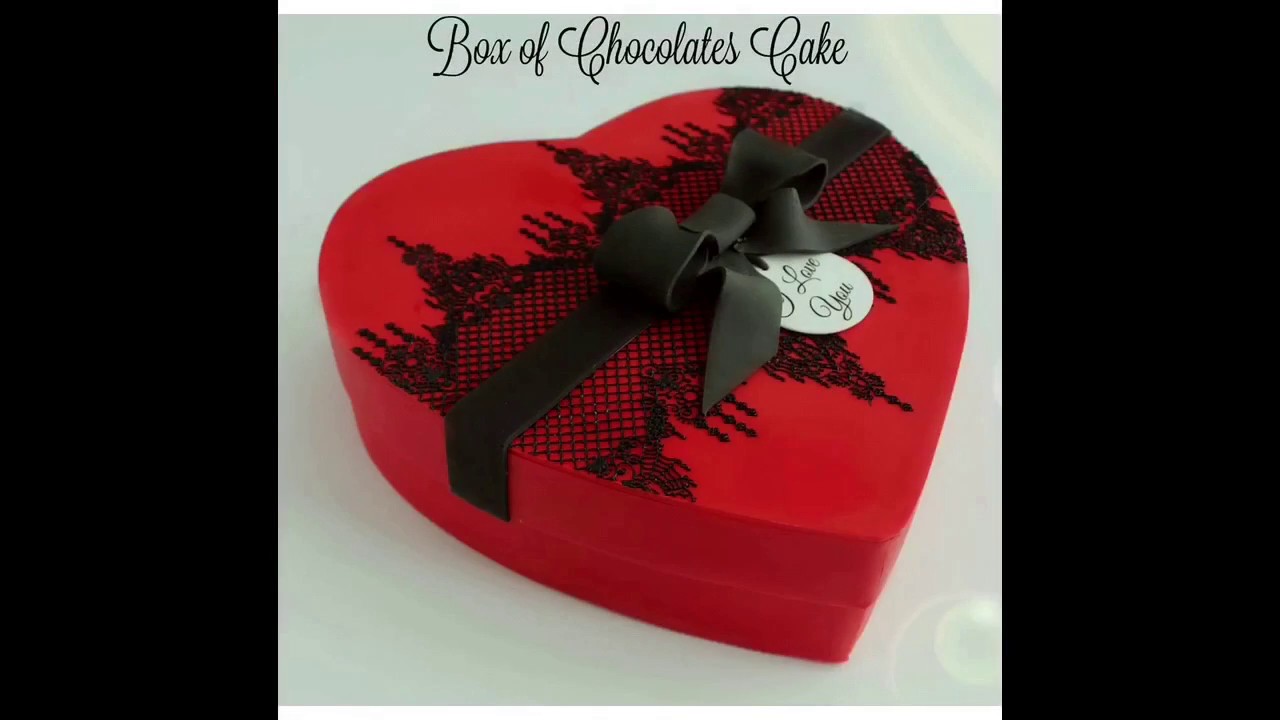 Valentine's Box of Chocolates Cake!