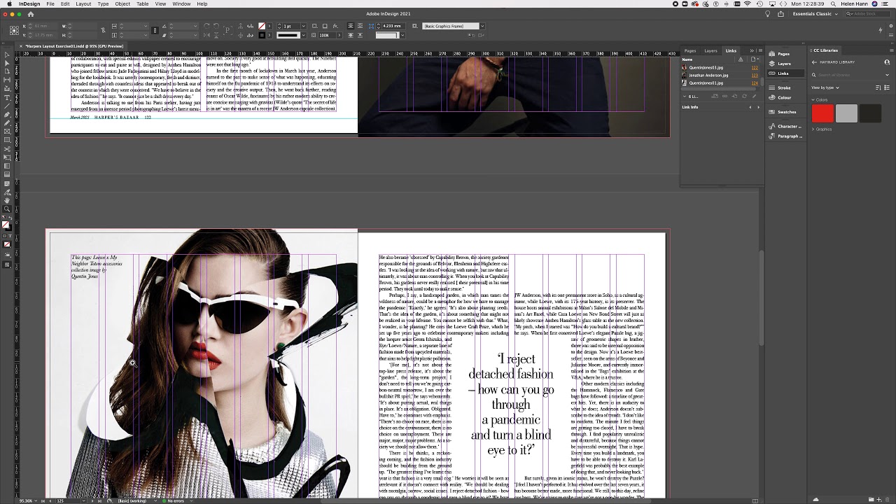 InDesign   Editorial Design 01