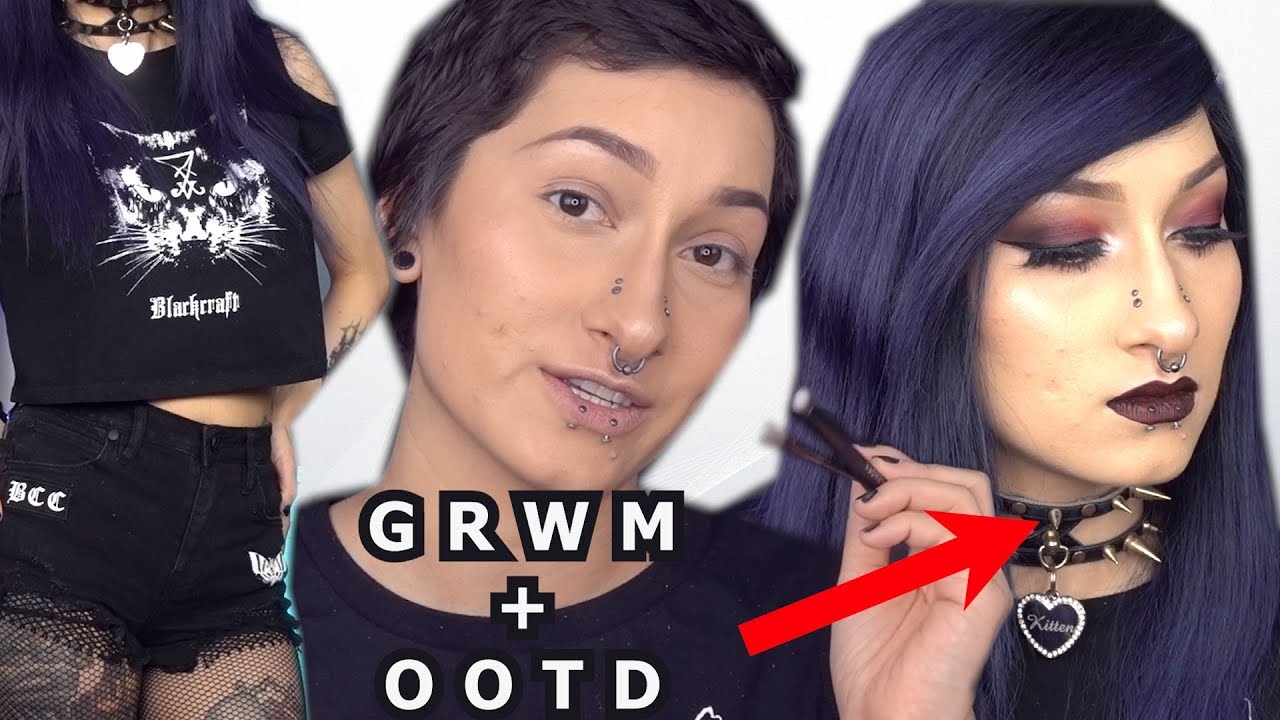 Dark Plum Look | GRWM + OOTD
