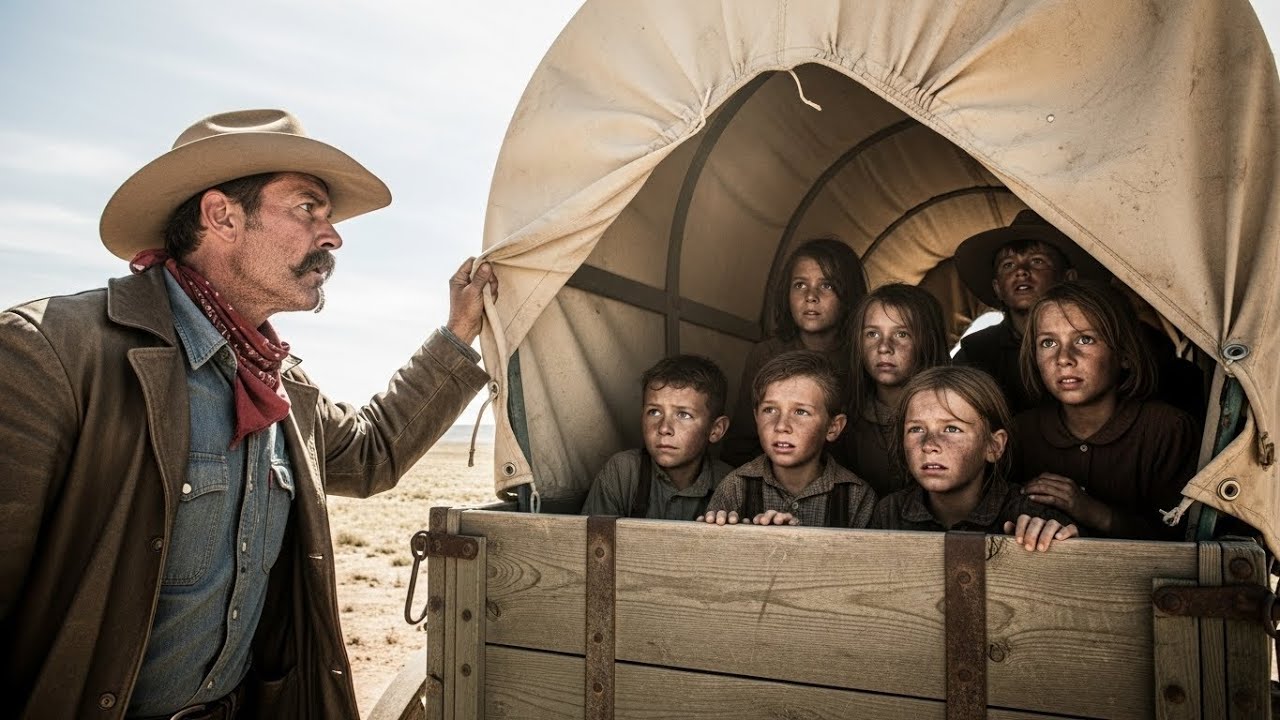 A Cowboy Found 20 Children Locked in a Desert Wagon — His Choice Changed Everything