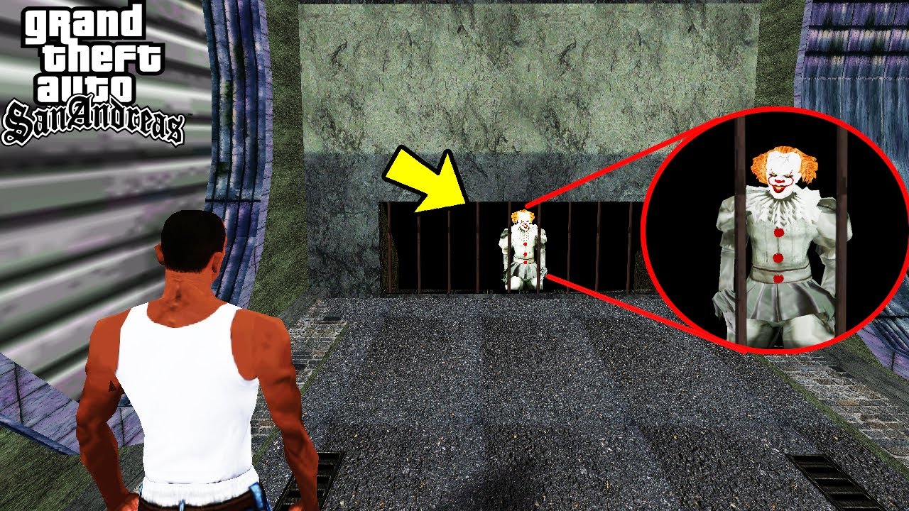 I Found PENNYWISE in GTA San Andreas!(Pennywise From IT)|GTA SAN ANDREAS SCARY MOD|