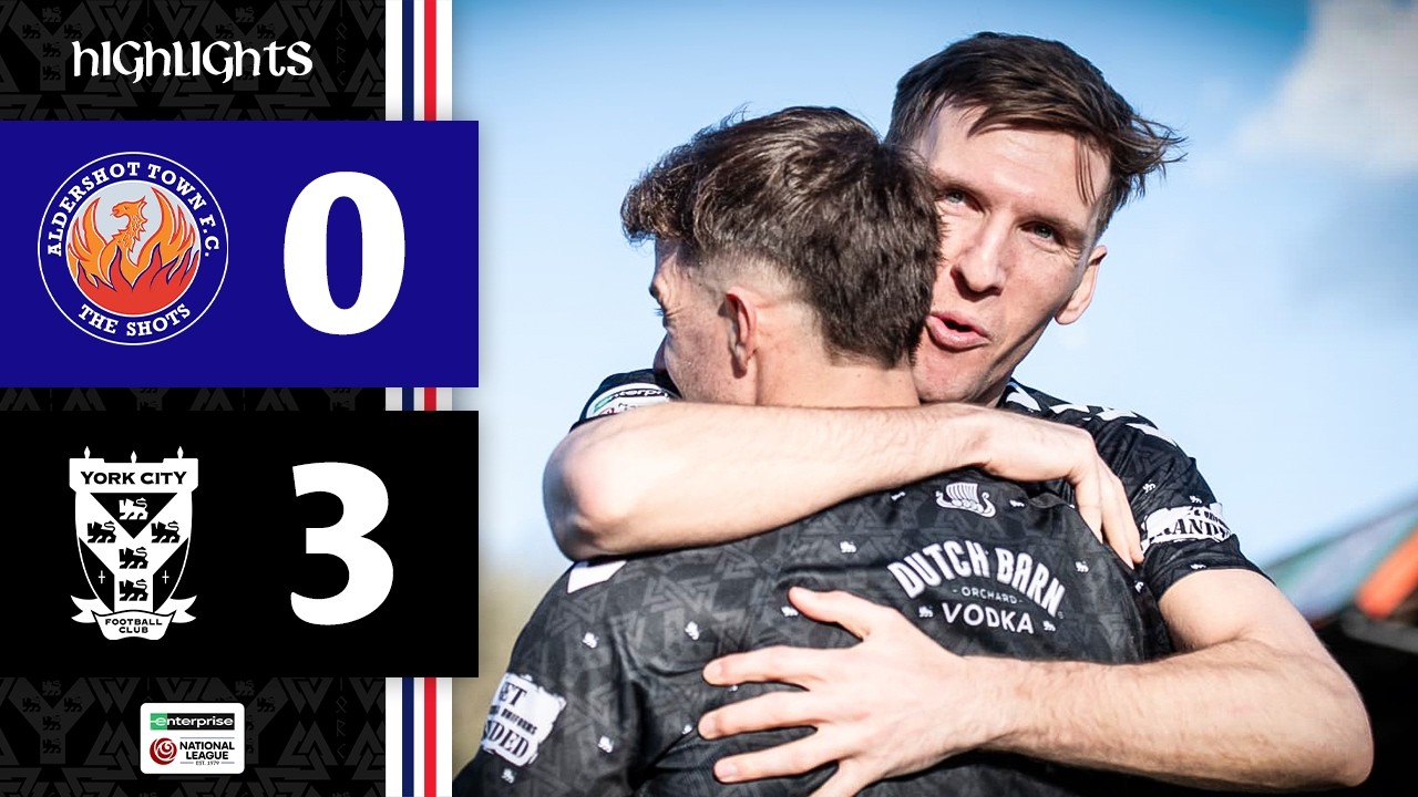 📺 Обзор матча | Олдершот Таун 0-3 Йорк Сити | Сезон 2025/26