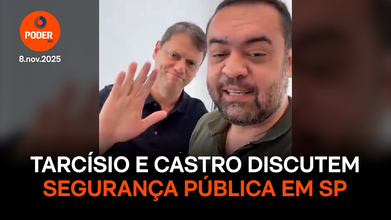 Tarcísio e Castro se reúnem em São Paulo para debater segurança pública