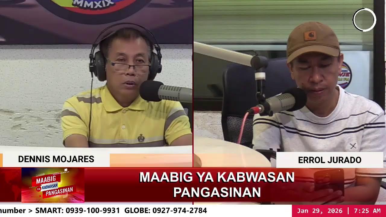 Maabig Ya Kabwasan Pangasinan  THURSDAY, January 29, 2026