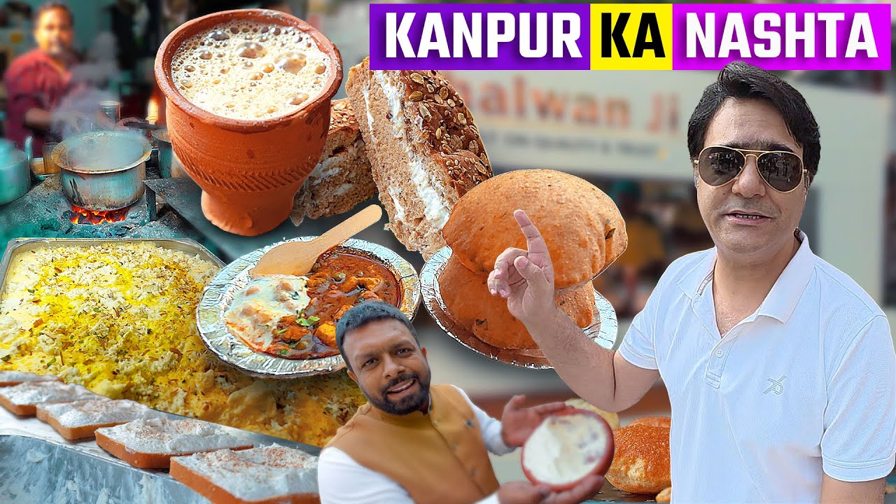 Kanpur Ka Nashta | Famous Breakfast In Kanpur | Kanpur Street Food | Globalecentre in Kanpur