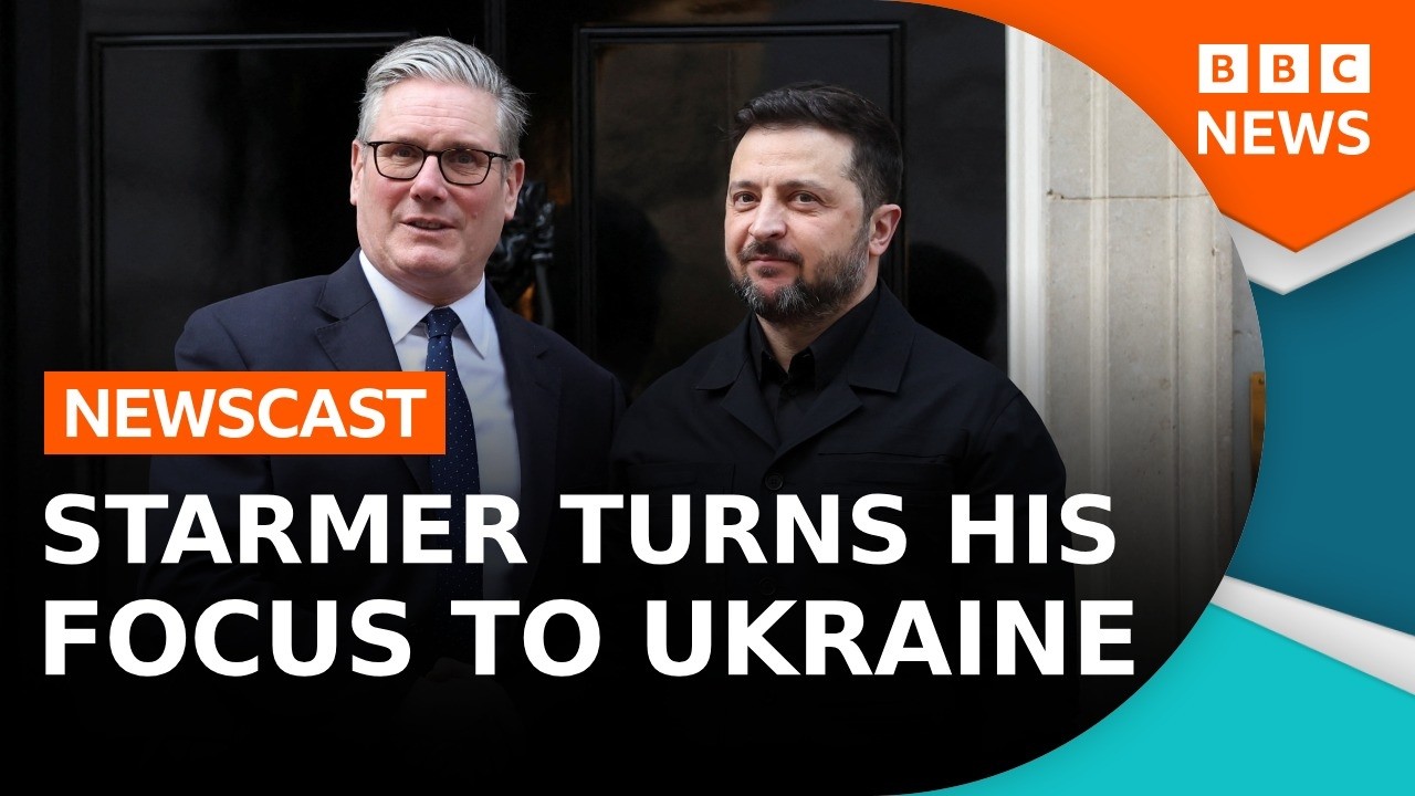 Starmer makes a deal with Zelensky, as Trump hits out at Europe | BBC Newscast