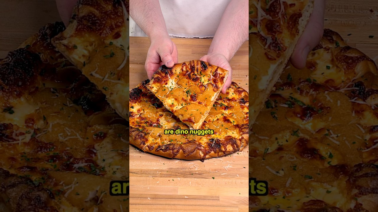 Scientifically Accurate Dino Nugget Pizza 🍕 #shorts