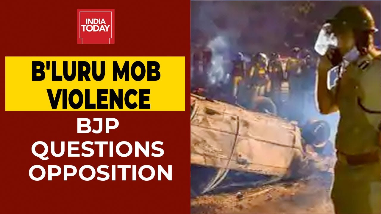 Bengaluru Mob Violence: BJP Questions Congress-JDS Silence, Raises Dalit MLA Attack Issue