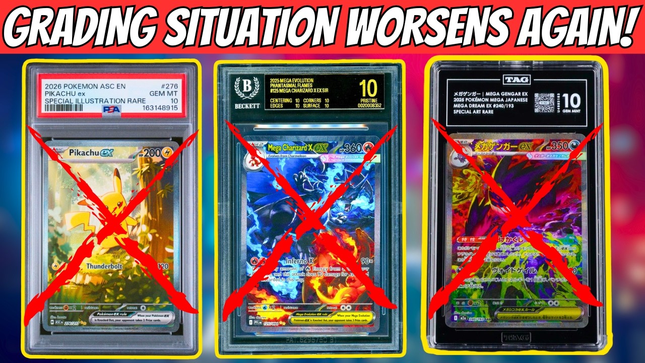Pokemon Card Grading Just Got Worse... + Pokemon Market Update