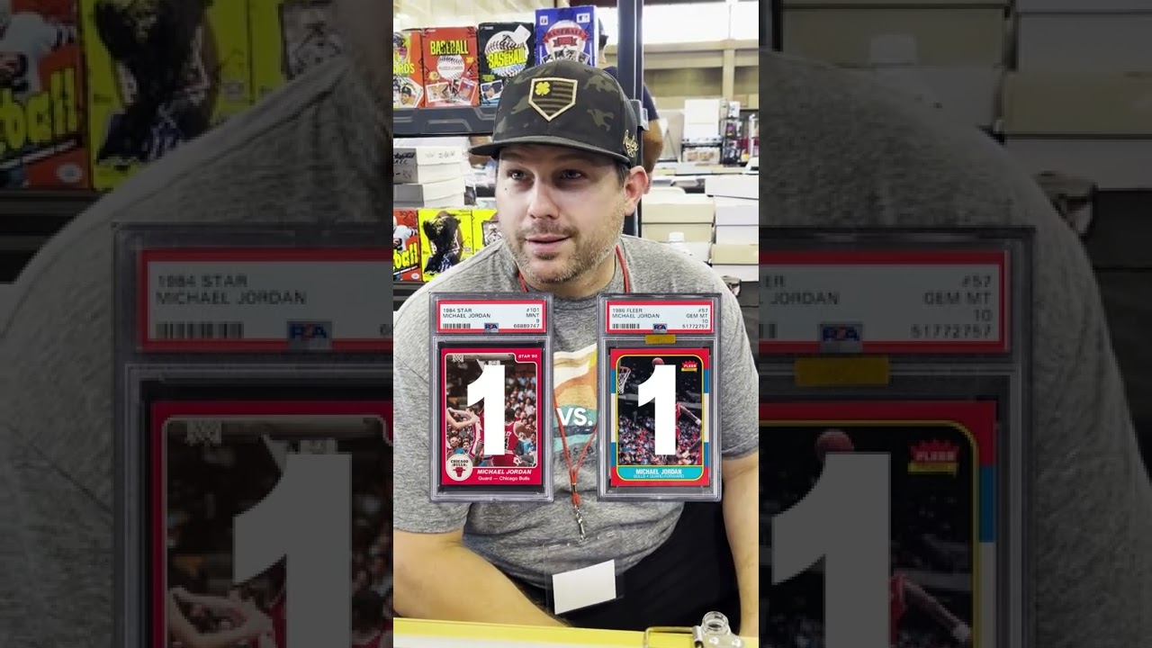 What is the True MICHAEL JORDAN ROOKIE CARD? 1984 Star or 1986 Fleer?