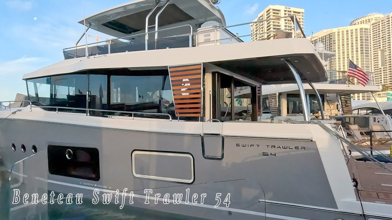 Beneteau Swift Trawler 54 — мощная яхта для приключений и комфорта! 🛥️✨