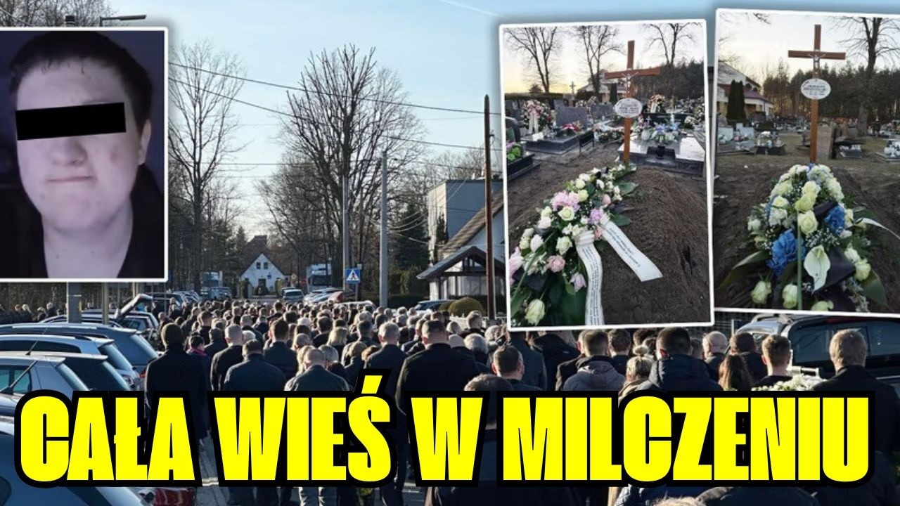 Pogrzeb ofiar zbrodni w Kadłubie. Cała wieś pogrążona w ciszy