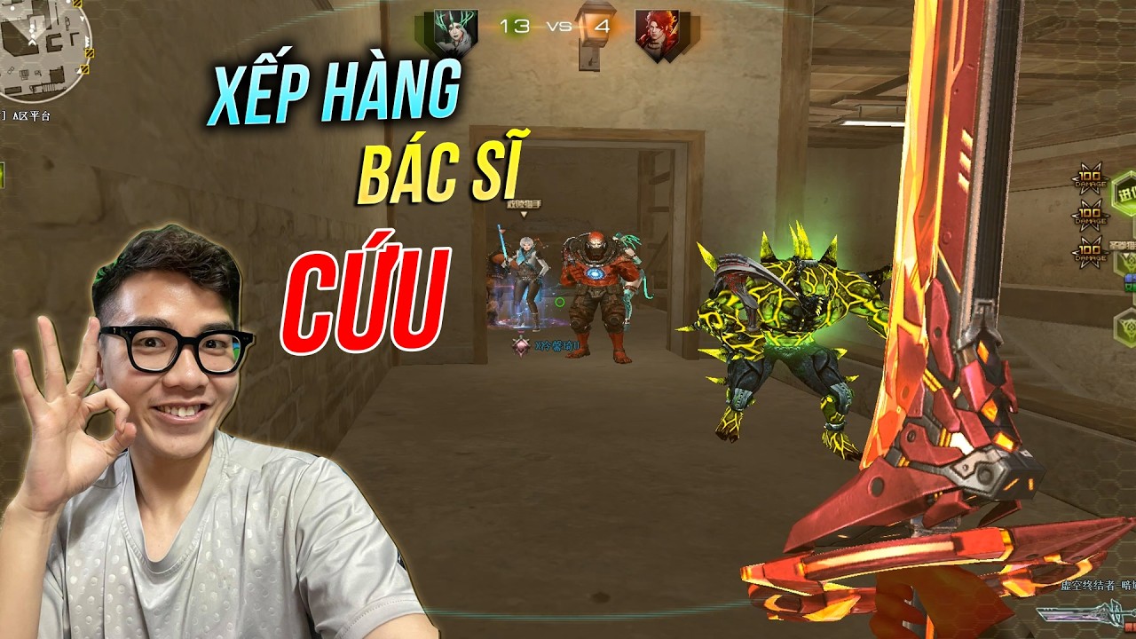 Xếp hàng Bác sĩ zombie funny cfqq Map 30 người