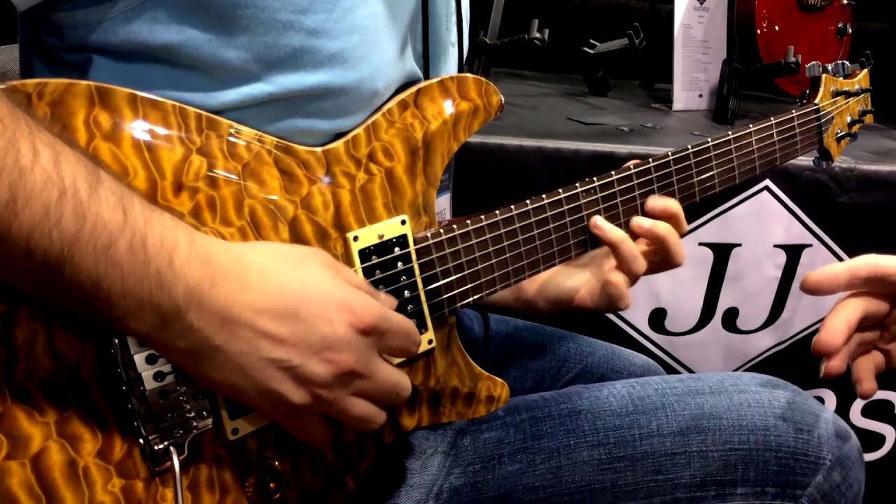 Tom Quayle playing at JJ guitars NAMM 14