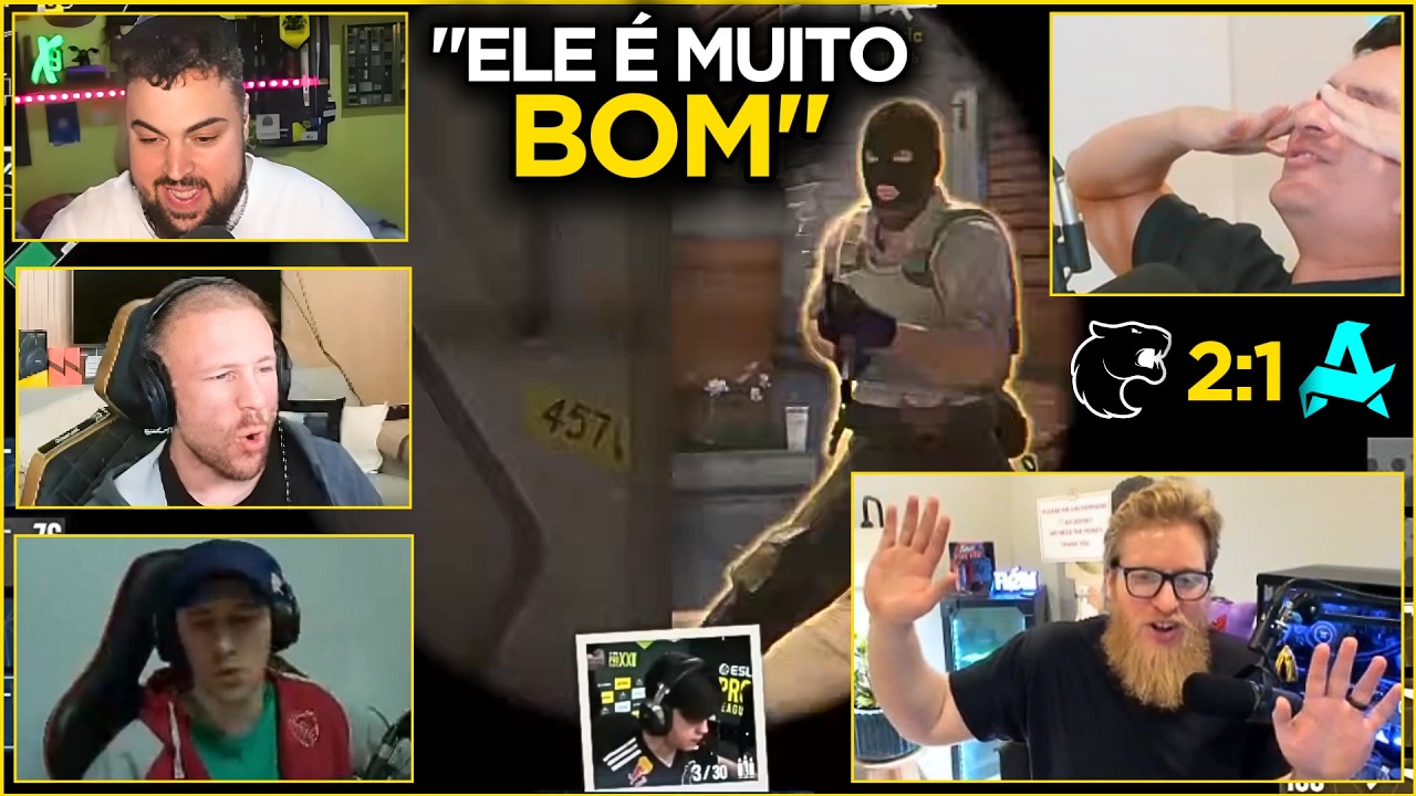 REA&Ccedil;&Otilde;ES dos GRINGOS com A CLASSIFICA&Ccedil;&Atilde;O da FURIA aos PLAYOFFS da PRO LEAGUE (LEGENDADO)