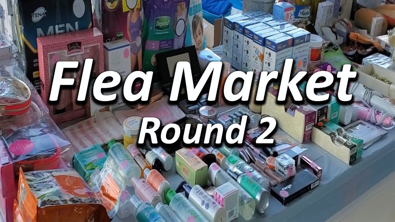 My Second Time Selling At The Flea Market | 2 Tables This Time | How Much Did I Make?