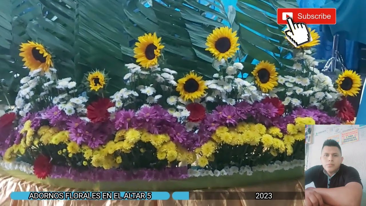ADORNOS FLORALES EN EL ALTAR PARTE 5 #arreglosflorales #viralvideo #502 #iglesia