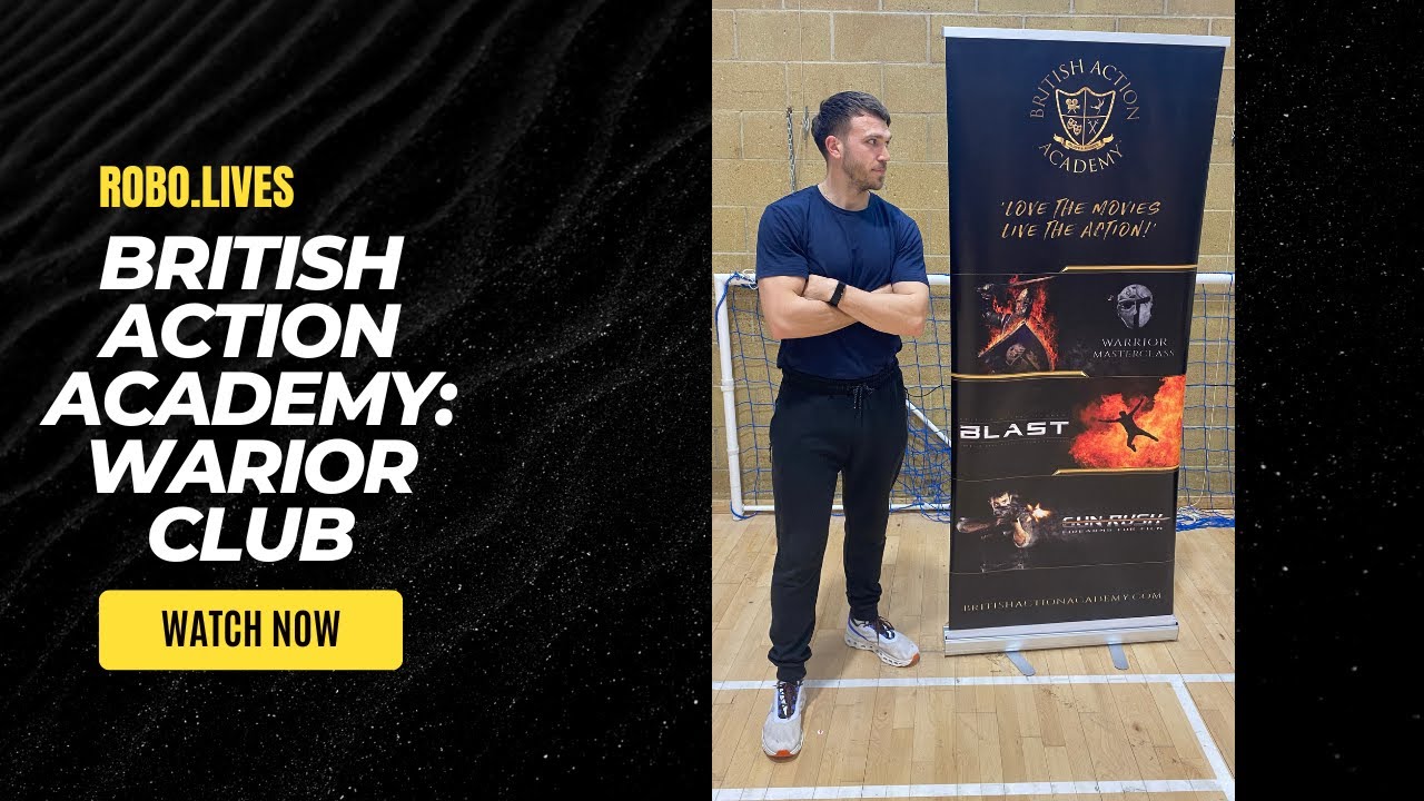 Training with the British Action Academy for TV & Film!