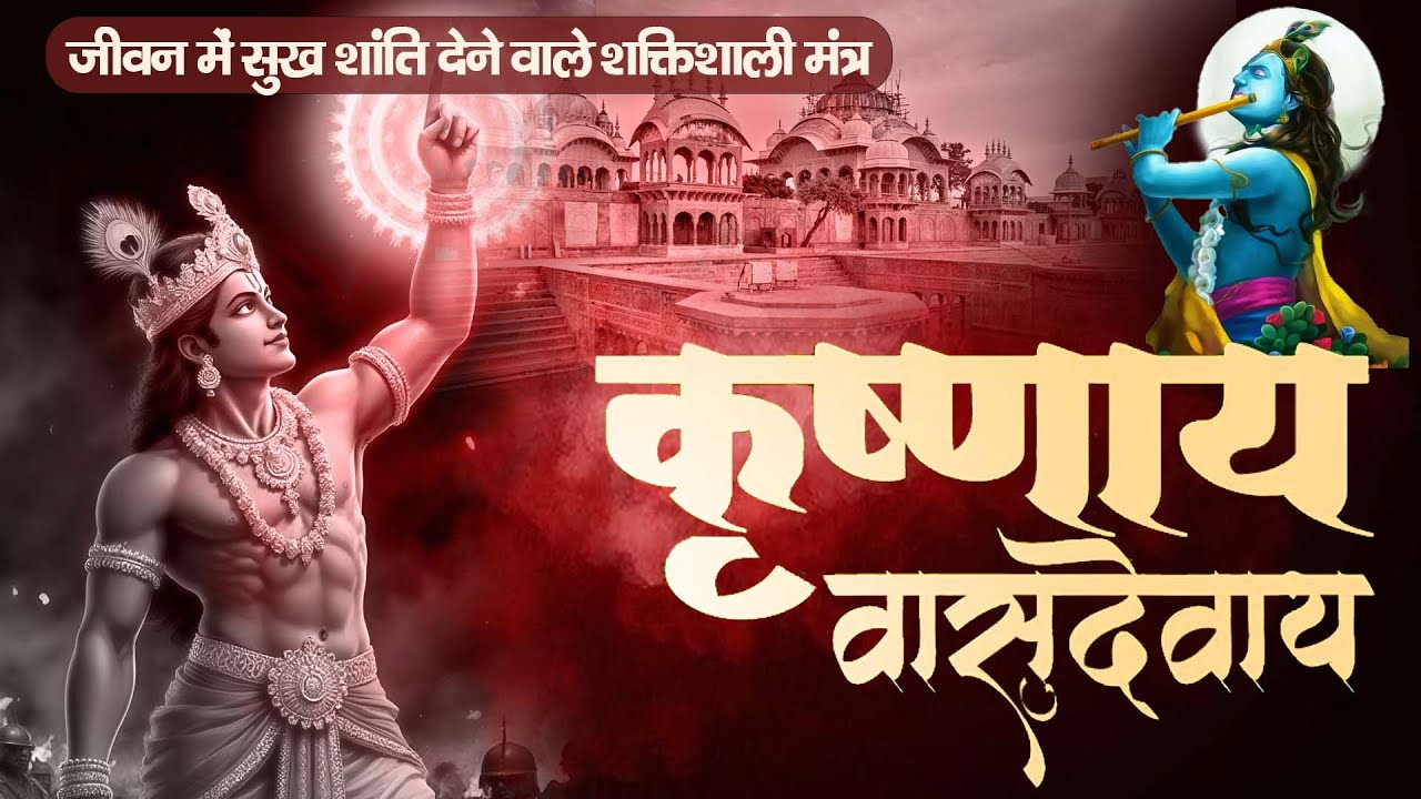 कृष्ण मंत्र 108 बार | कृष्णाय वासुदेवाय | Krishnaya Vasudevaya | Powerful #krishnabhajan 2026