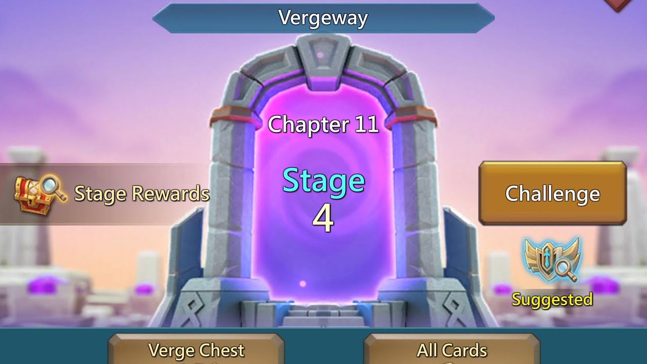 🗡Lords Mobile - Vergeway - Chapter 11 Stage 4