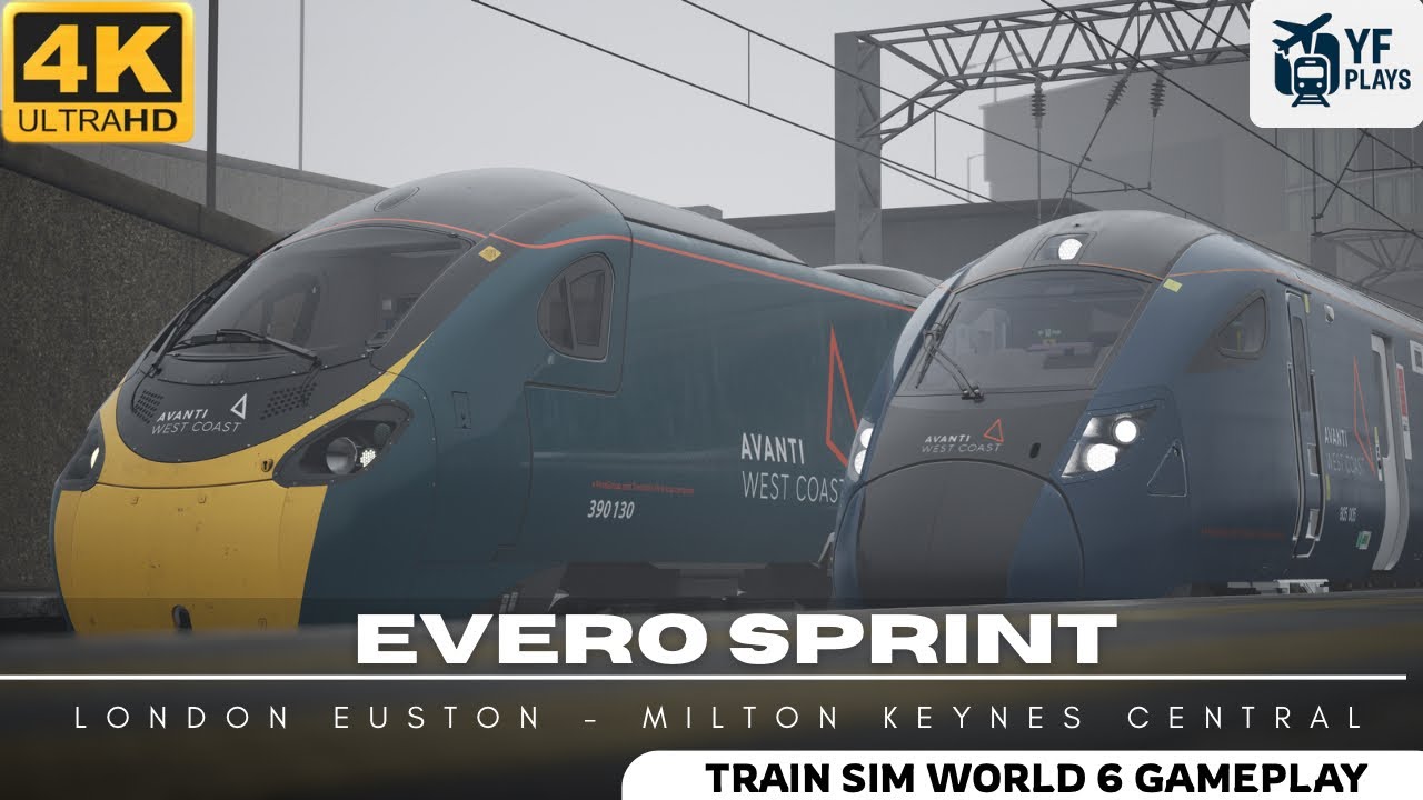 Train Sim World 6 | Evero Sprint | Class 801 | London Euston - Milton Keynes (No Commentary)