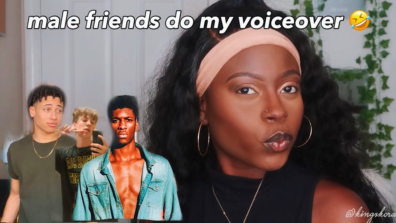 I let my guy friends do my makeup voiceover *HILARIOUS*