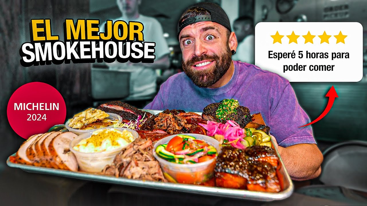 ESPER&Eacute; 5 HORAS PARA COMER en el MEJOR SMOKEHOUSE de ESTADOS UNIDOS...