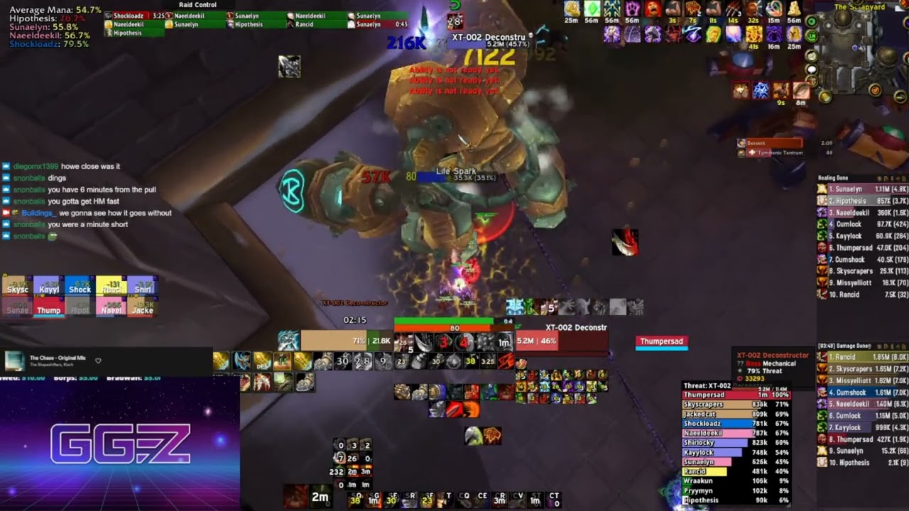 Pre-nerf XT -002 Deconstructor 10 Man Hard Mode | WotLK Classic Fury Warrior