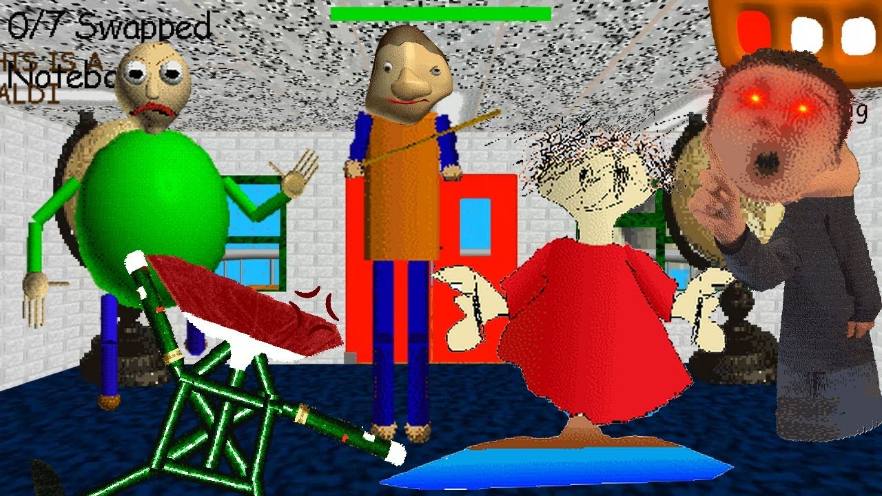 Baldi's Basics Character Swap обновлённая версия - Baldi's Basics V.1.4.3 Mod