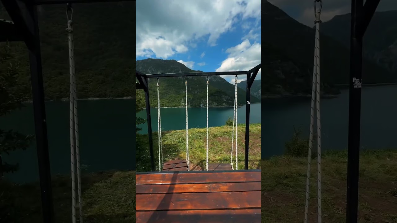 Plužine, a charming town in northern Montenegro, is a hidden gem 💎 #montenegro #travel #europe