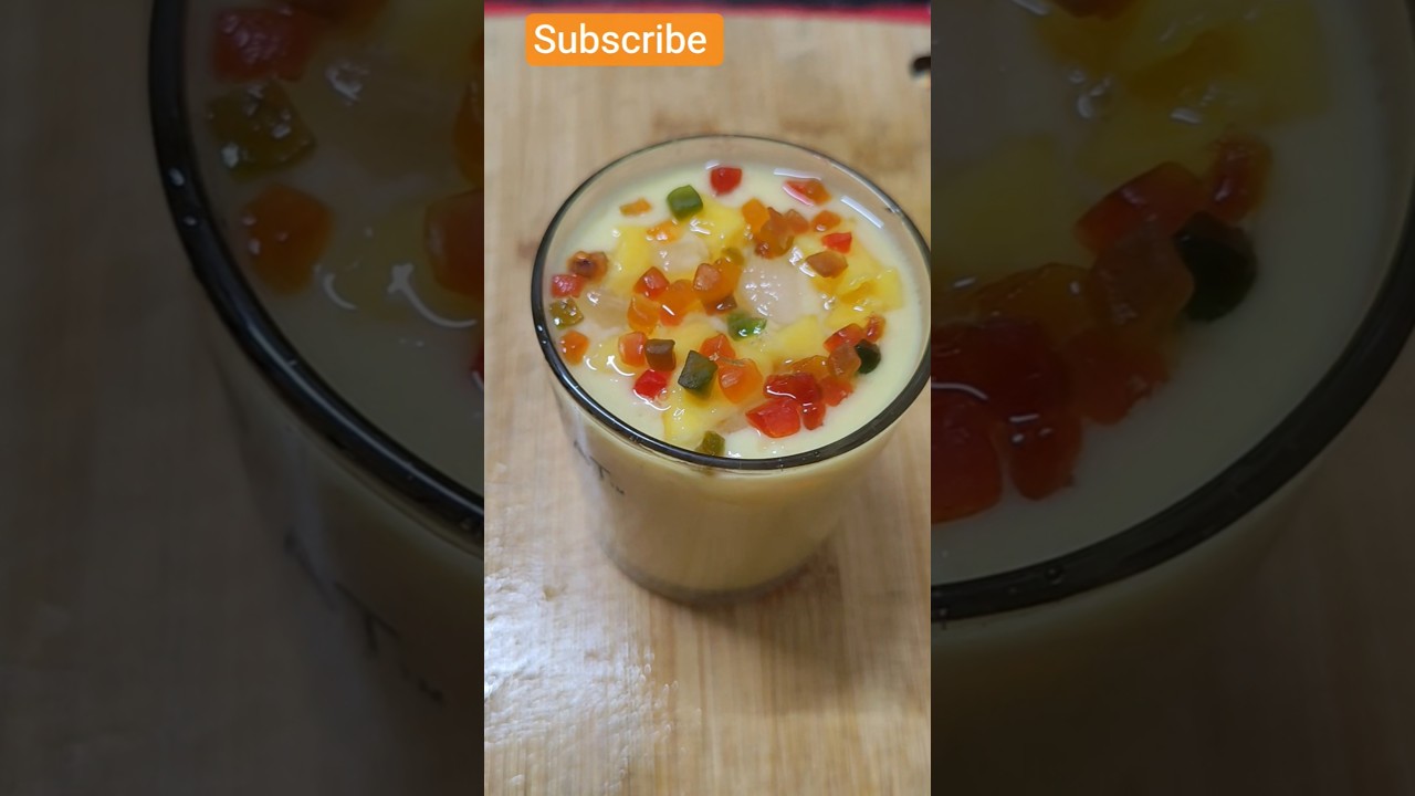 Mango🥭 Milkshake🍹🧊 #summer drink🥤 #refreshing mango🥭 juice #shorts #ytshorts #khushboo Vidhrbhachi
