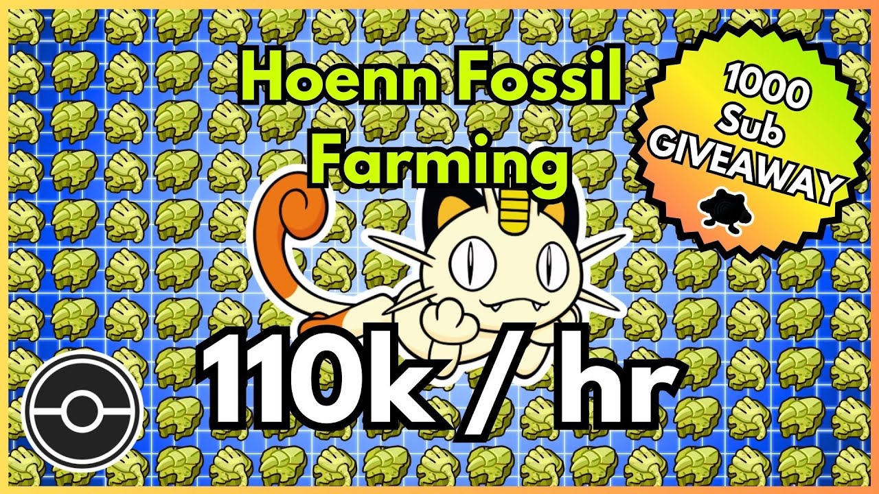 Hoenn Fossil Farming Method Statistically Analyzed - PokeMMO Money Making - Claw & Root Fossil