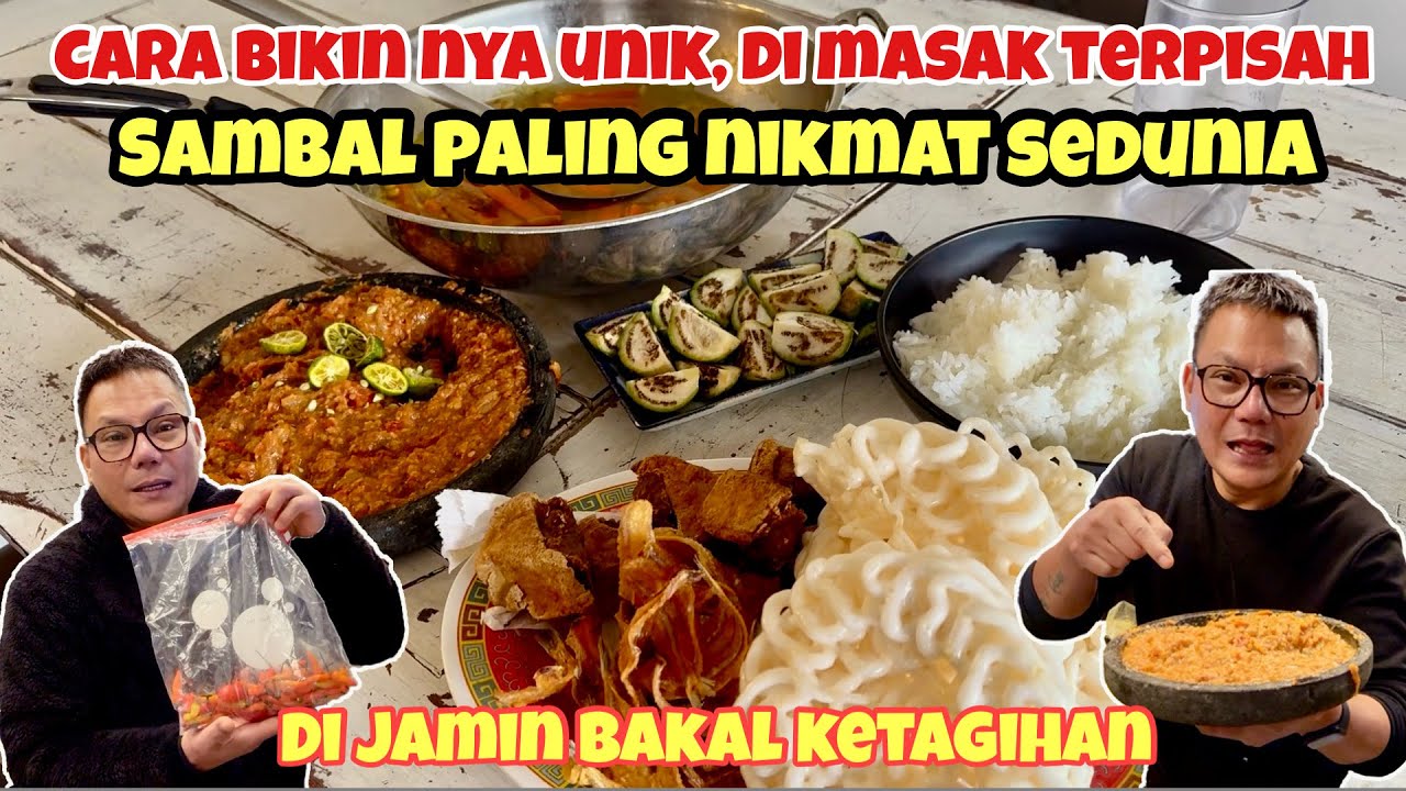 KALIAN WAJIB BANGET BIKIN SAMBAL INI ,BARU TAU KALO SAMBAL INI BENAR BENAR ENAK DAN BIKIN KETAGIHAN