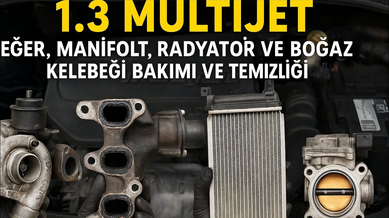 1.3 Multijet egr-manifolt ve radyatör temizliği 