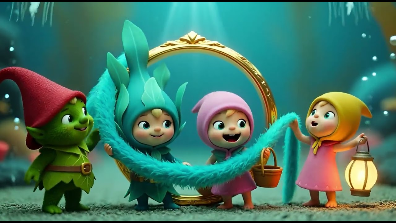 Tiny Fantasy Explorers in the Magical Ocean World   Cute Gnome Adventure 🌊✨