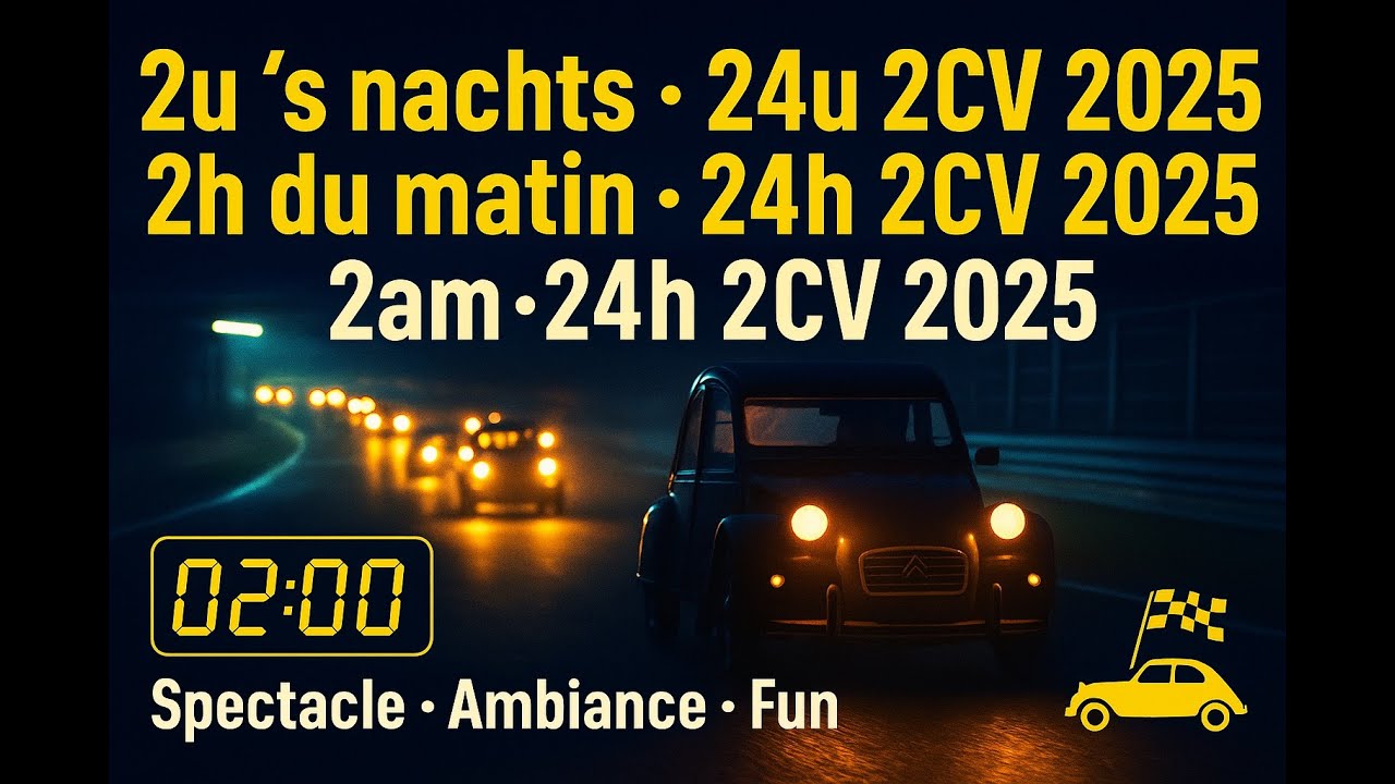 2AM – 24H 2CV 2025 | Citroën A-type @ Spa Francorchamps | 2CV24HSpa