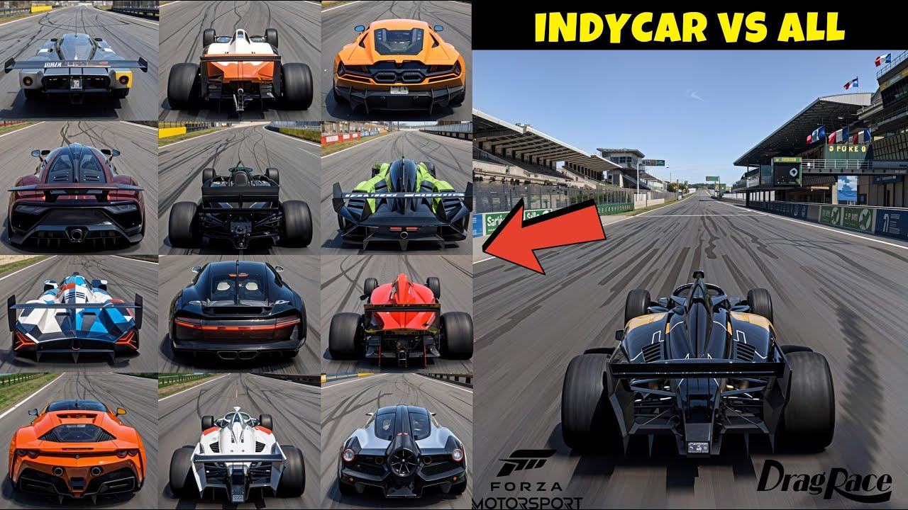 FORZA MOTORSPORT 8 | 2025 INDYCAR VS THE WORLD DRAG RACE BATTLE | UPDATE 21 | INDYCAR VS ALL