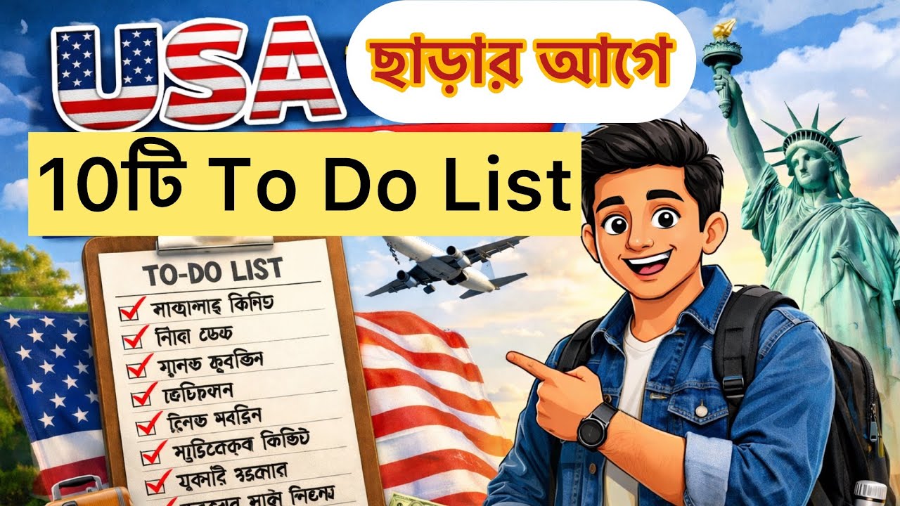 USA ছাড়ার আগে 10টি টু-ডু লিস্ট | 10 Things You MUST Do Before Leaving USA