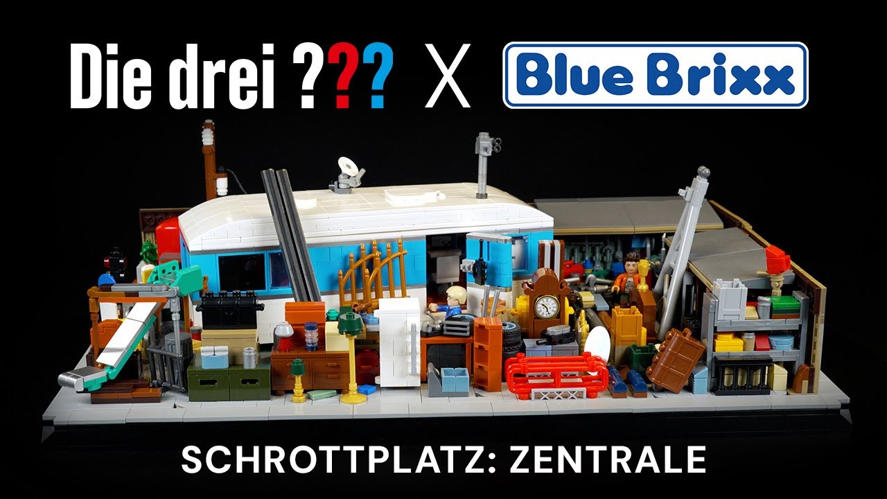 Mehr als nur ein Set: Die legendäre Schrottplatz-Zentrale der drei ??? aus Klemmbausteinen