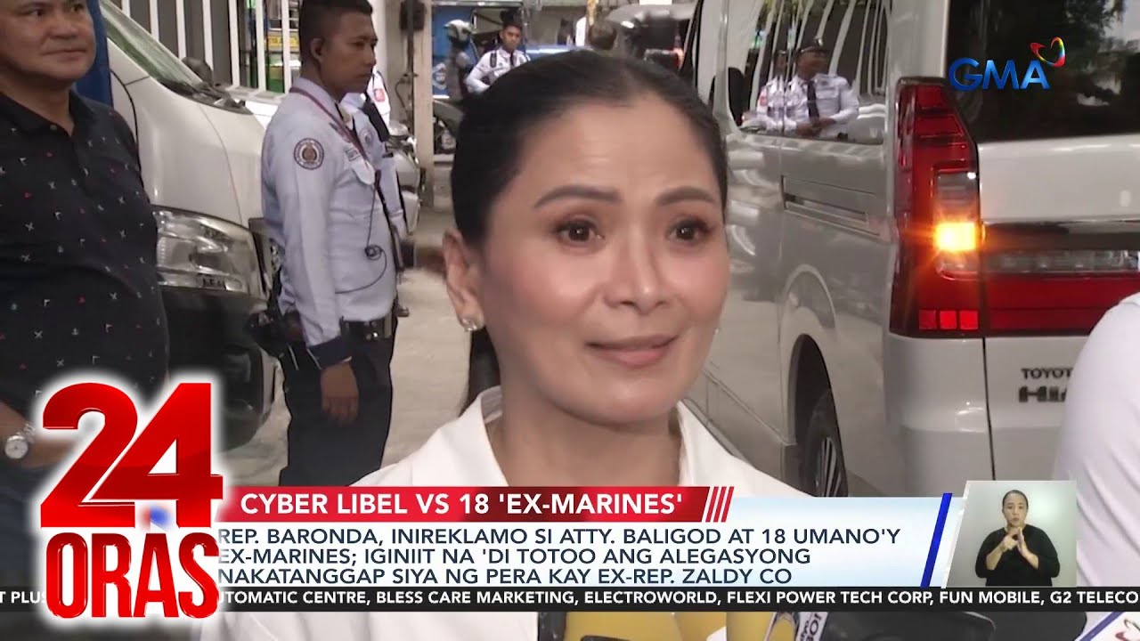 Rep. Baronda, inireklamo si Atty. Baligod at 18 umano&rsquo;y ex-Marines | 24 Oras