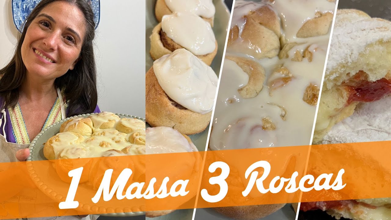 3 ROSCAS DIFERENTES na mesma fornada! - Carol Fiorentino