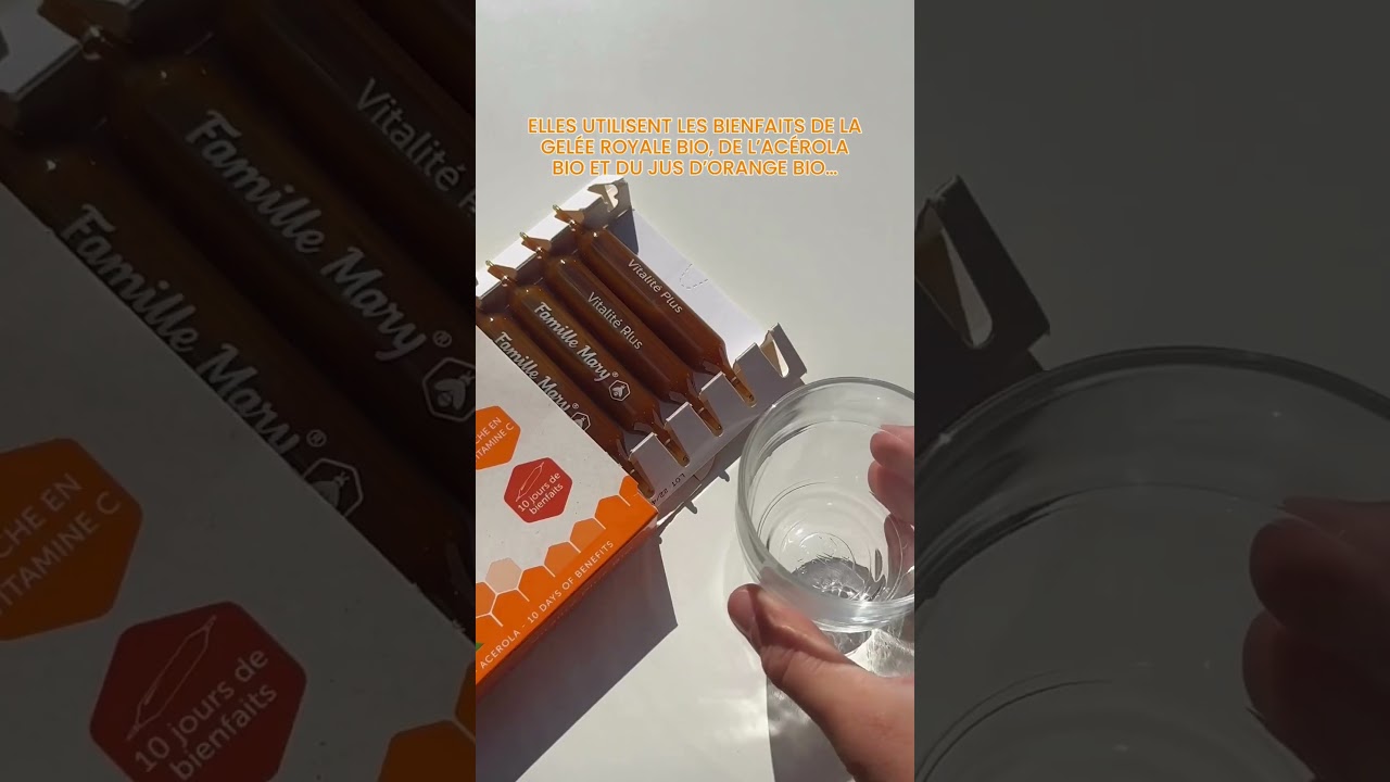 Ampoules Vitalité Plus Bio - Famille Mary