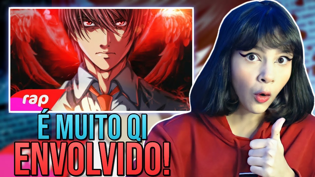 (REACT 2 em 1) Rap do Kira - Rap do L (Death Note) - (7Minutoz)