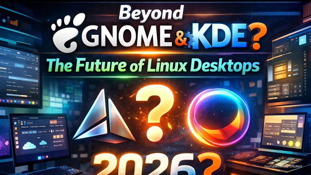 Новые рабочие столы Linux — за пределами GNOME и KDE (2026)