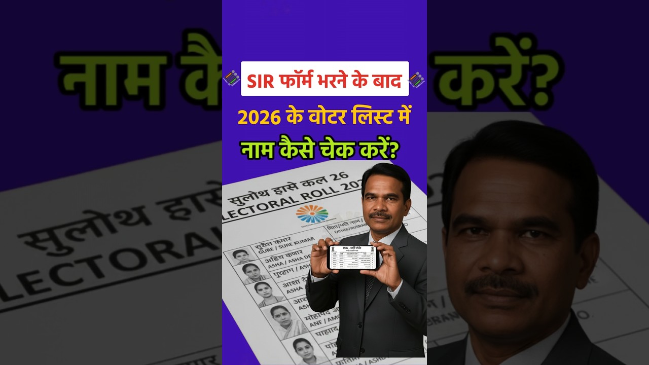 2026 Voter List Update 🚨 Form Ke Baad Naam Kaise Check Kare