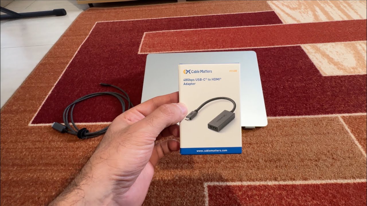 MacBook Air M series to TV 4k 120 hertz adaptor . (Макбук к телеку для 4к 120 герц)