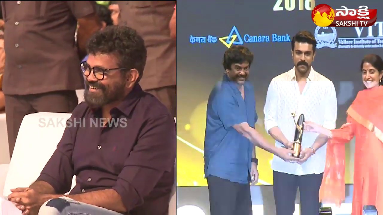 Ramcharan Gets Most Popular Actor of the Year-Male Award | Sakshi Excellence Awards